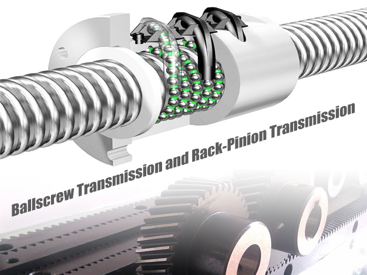 A comparision of CNC router ballscrew transmission and rack-pinion transmission