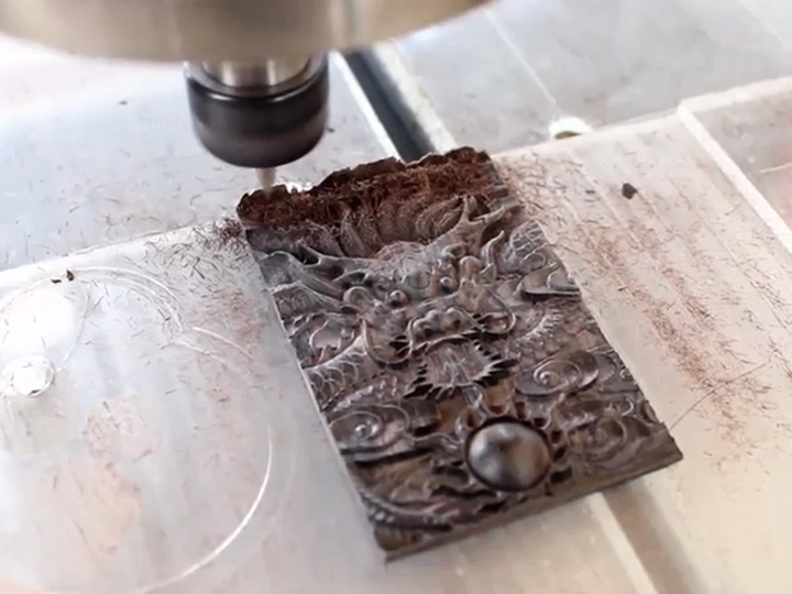 Mini CNC Router 6090 Making Solid Wood Crafts