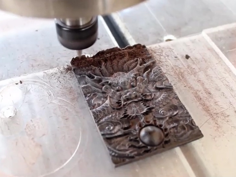 Mini CNC Router 6090 Making Solid Wood Crafts