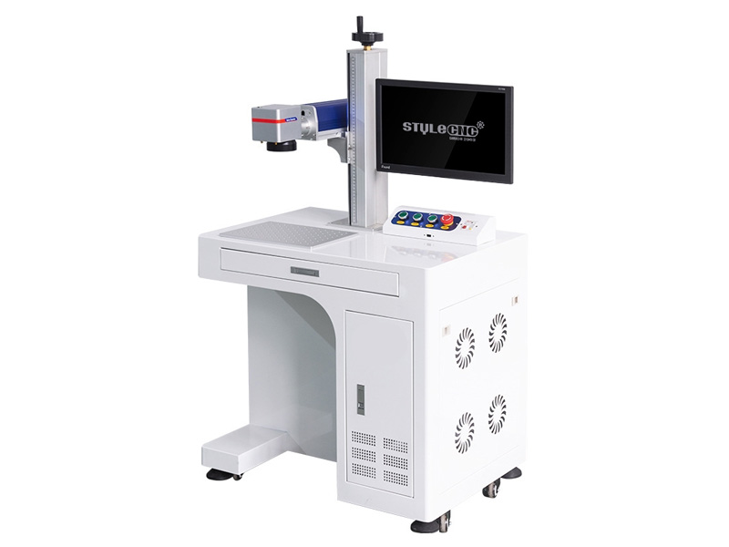 Desktop Fiber Laser Engraving Machine for Metal, PMAGs, Polymer Plastics