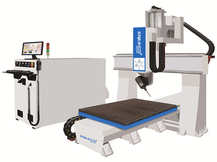 Small <i>5</i> Axis CNC Machining Center for 3D Woodworking