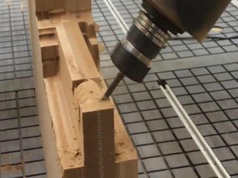 4 Axis CNC Router with Tool Changer for Woodworking