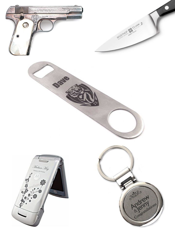 Laser metal engraving machine projects