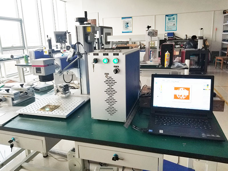 fiber laser metal engraving machine