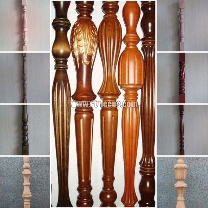 Industrial CNC Wood Turning Lathe Machine for Table Legs, Stair Balusters and Spindles Projects