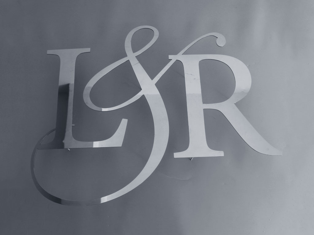 Fiber laser cutting metal letters