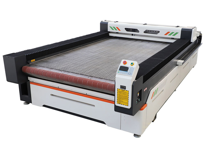 Automatic CO2 Laser Cutting System for Clothing, Garment, Apparel with Roll Feeder Automatic CO2 Laser Cutting System for Clothing, Garment, Apparel with Roll Feeder