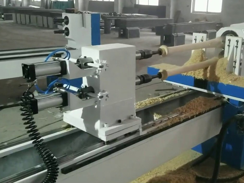 Automatic Lathe Machine for Spindle Turning Blanks