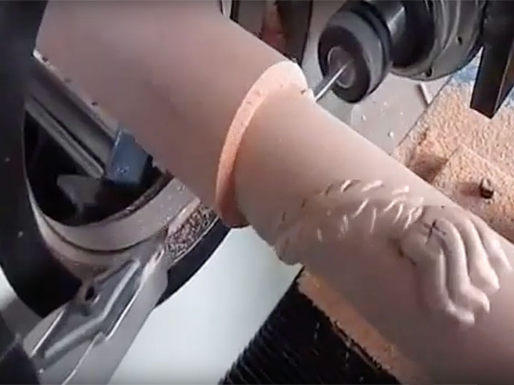 All-In-One CNC Wood Turning and Carving Lathe Machine