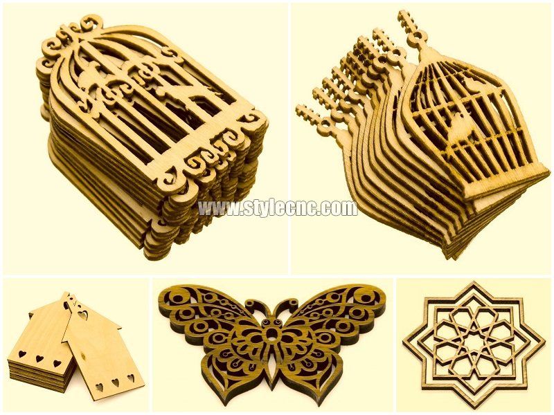 3D Assembly Wood Crafts Laser Cutter Projects