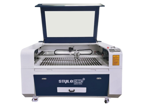 Dual-Head CO2 Laser Cutter for Paper and Cardboard Dual-Head CO2 Laser Cutter for Paper and Cardboard