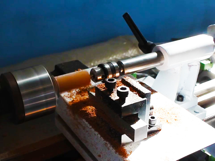Small Wood Lathe Turning Wooden Beads