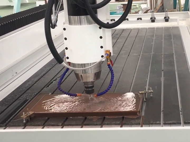 Linear ATC CNC Router for Stone Carving
