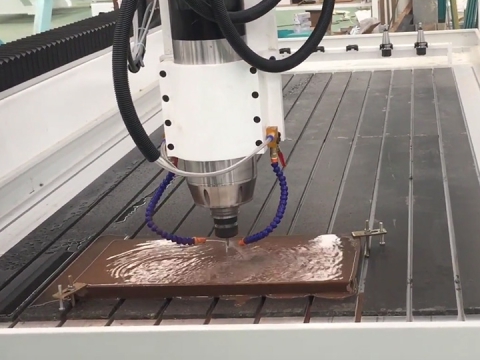 Linear ATC CNC Router for Stone Carving