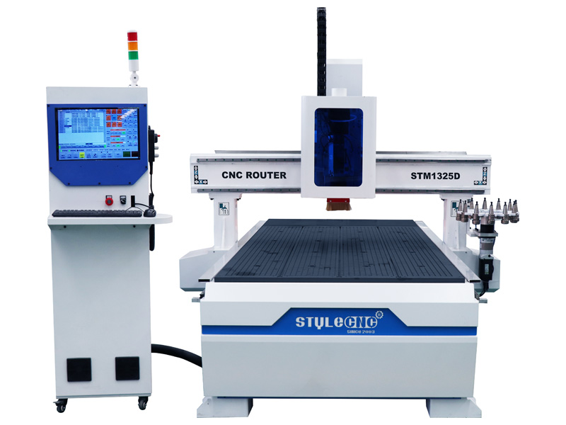 CNC Router for Aluminum with Disc Automatic Tool Changer System