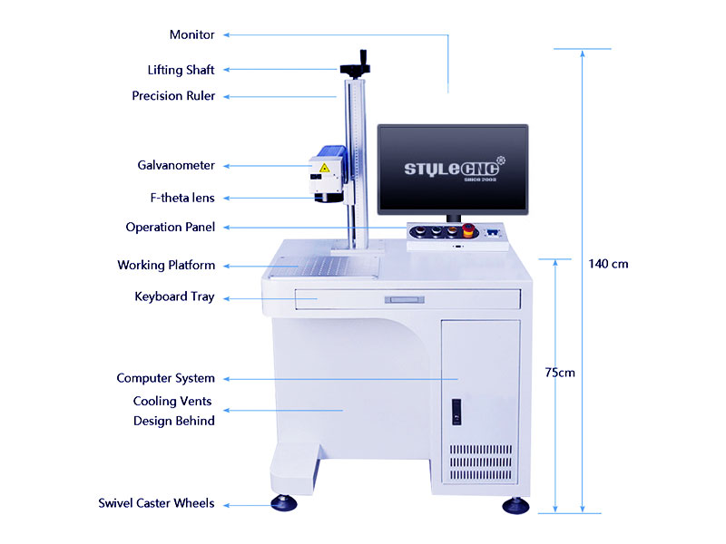 Mixed CNC Laser Cutter Engraving Machine for Wood & Metal - STYLECNC