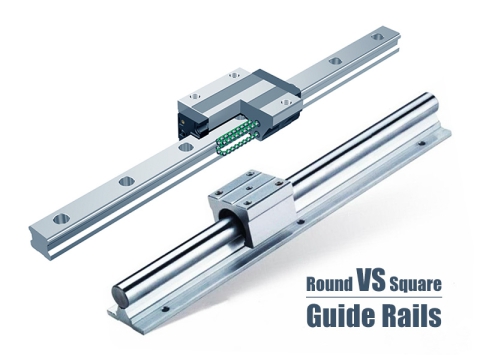 Round Guide Rails VS Square Guide Rails for CNC Routers Round Guide Rails VS Square Guide Rails for CNC Routers