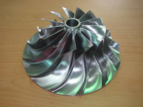 Small 5 Axis CNC Machine for Aluminum Mould Making