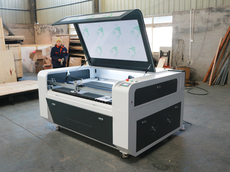 STJ1390 Laser Cutter with 100W CO2 Laser Tube in America STJ1390 Laser Cutter with 100W CO2 Laser Tube in America