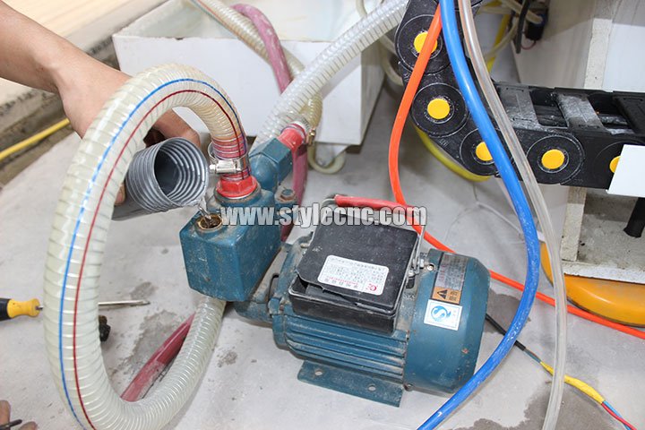 Parts of Stone CNC Machining Center