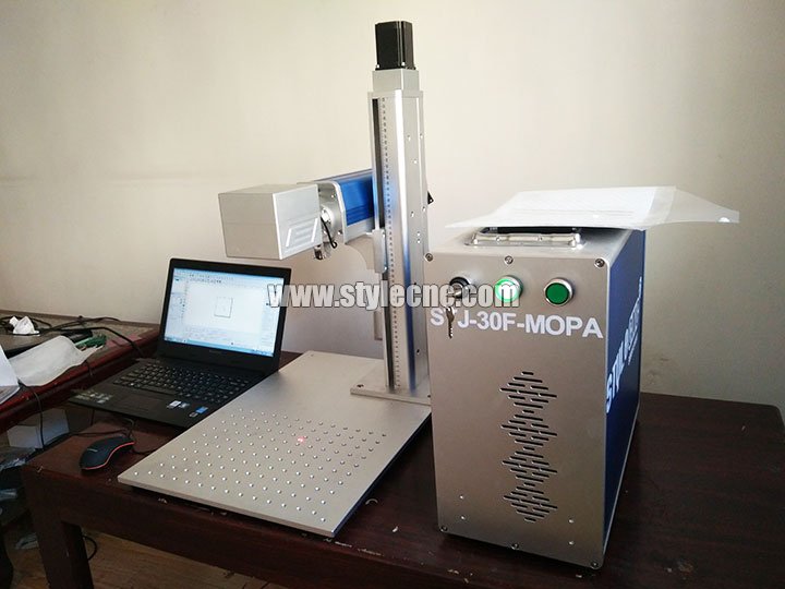 30W MOPA Laser Marking Machine with Auto Focus