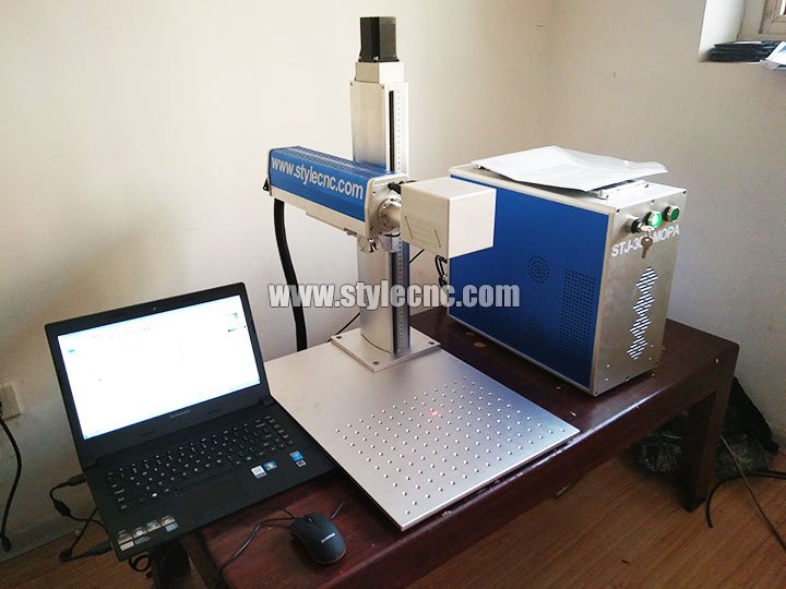 30W MOPA Laser Marking Machine with Auto Focus