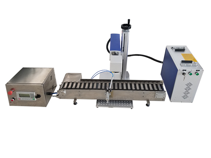 Online flying laser engraving machine for knives Online flying laser engraving machine for knives