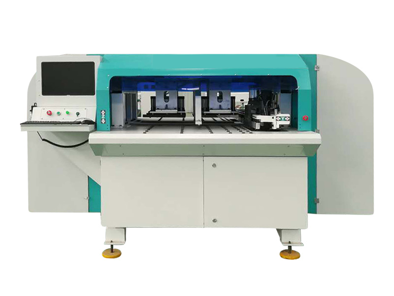 Automatic CNC Drilling and Grooving Machine for Woodworking