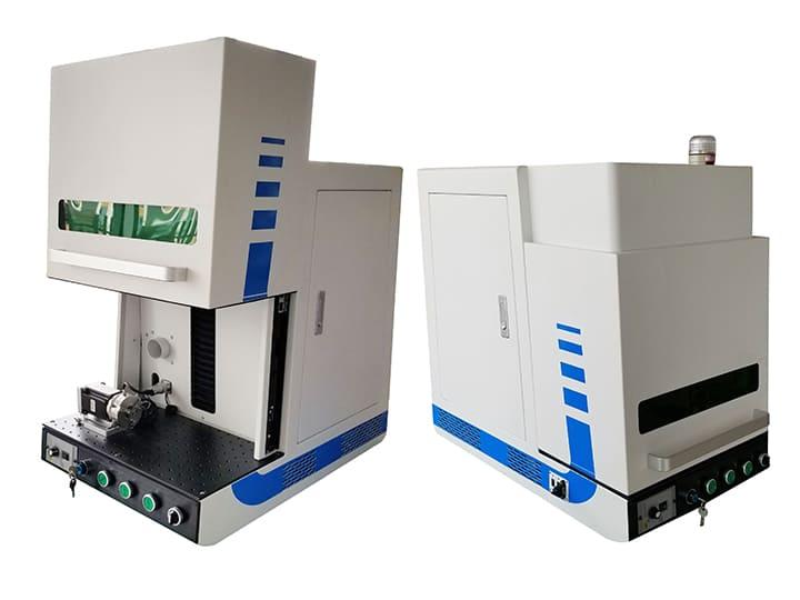 Full Enclosed Deep 3D Laser Metal Etching Machine for Sale