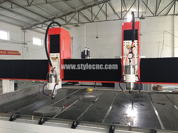 Dual spindle CNC router Dual spindle CNC router