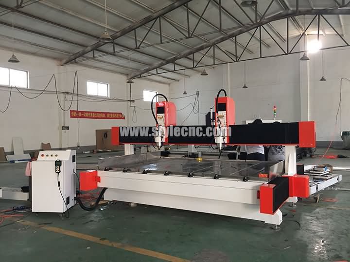 India CNC router with dual spindles India CNC router with dual spindles
