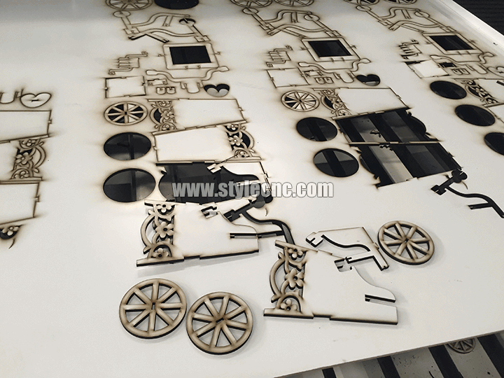 MDF laser cutting machine