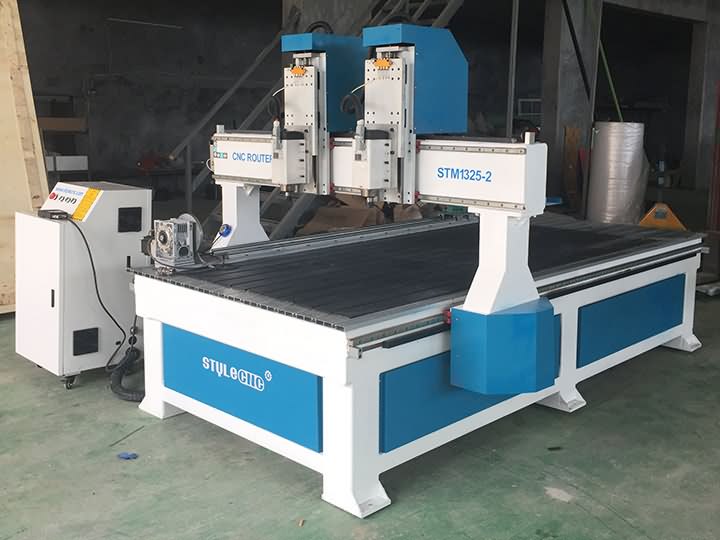 4th Axis Wood CNC Router with 4x8 Rotary Table in Vietnam