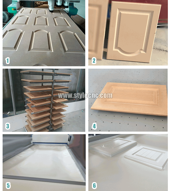 Cabinet door CNC router projects