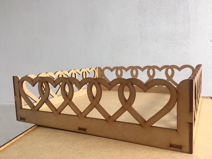CO2 Laser Cutter Cutting MDF Baby Bed Projects