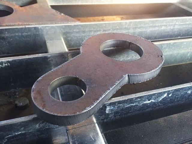 CNC plasma cutting carbon steel project