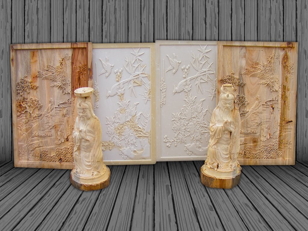 3D CNC Router for Wood Relief Carving Projects