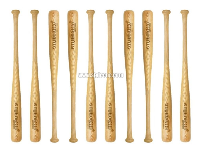 Wooden baseball bat turning projects