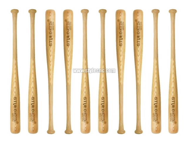 Wooden baseball bat turning projects