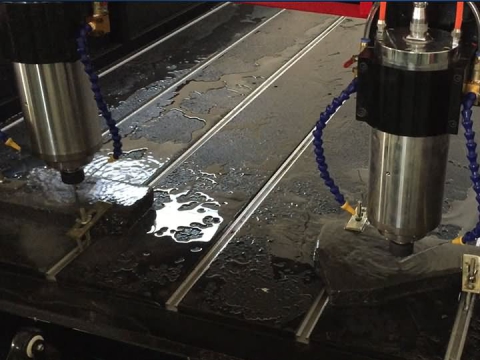Dual Heads Stone CNC Router Machine