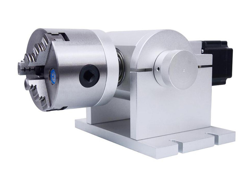 Rotary device for gun laser engraving machine