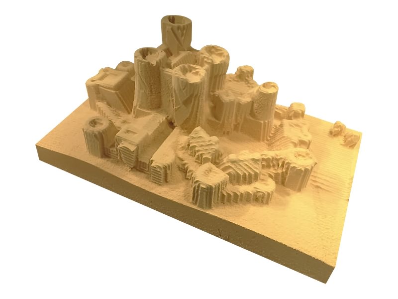 5 axis CNC router for molded plywood chairs and decorative furniture parts