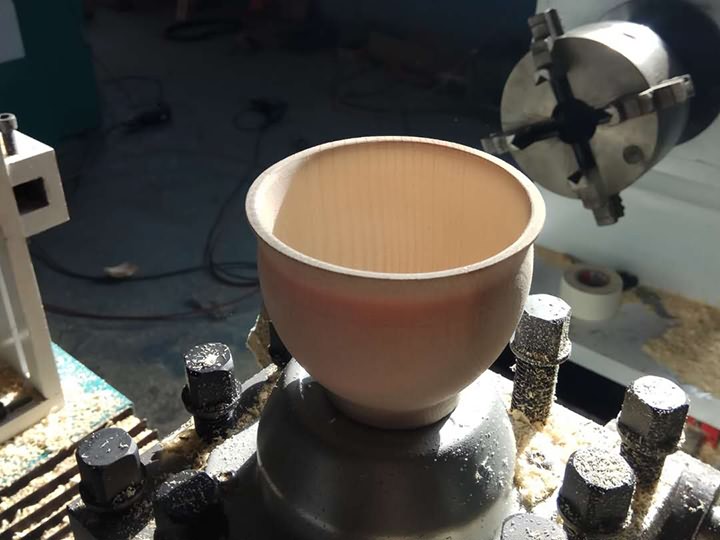 CNC Lathe Machine Turning Wooden Vases & Bowls Projects