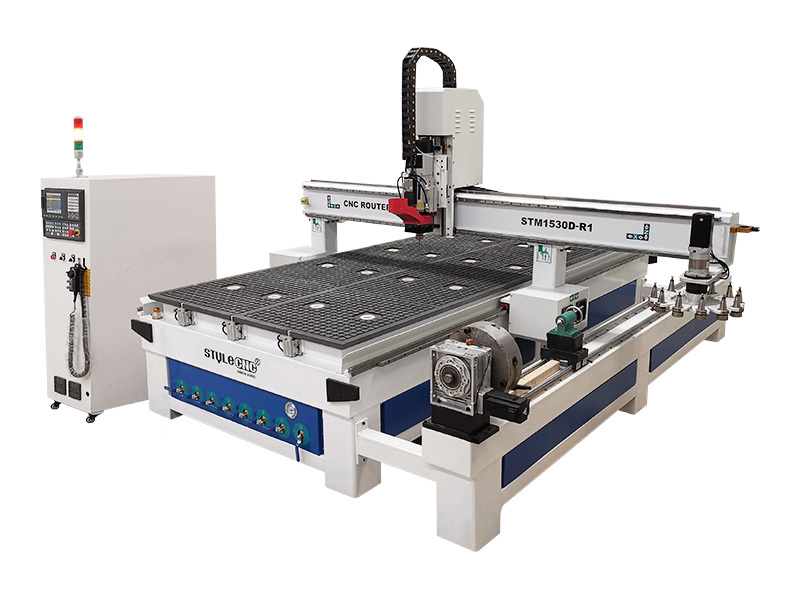CNC Wood Machining Center with 4th Rotary Axis for Sale CNC Wood Machining Center with 4th Rotary Axis for Sale