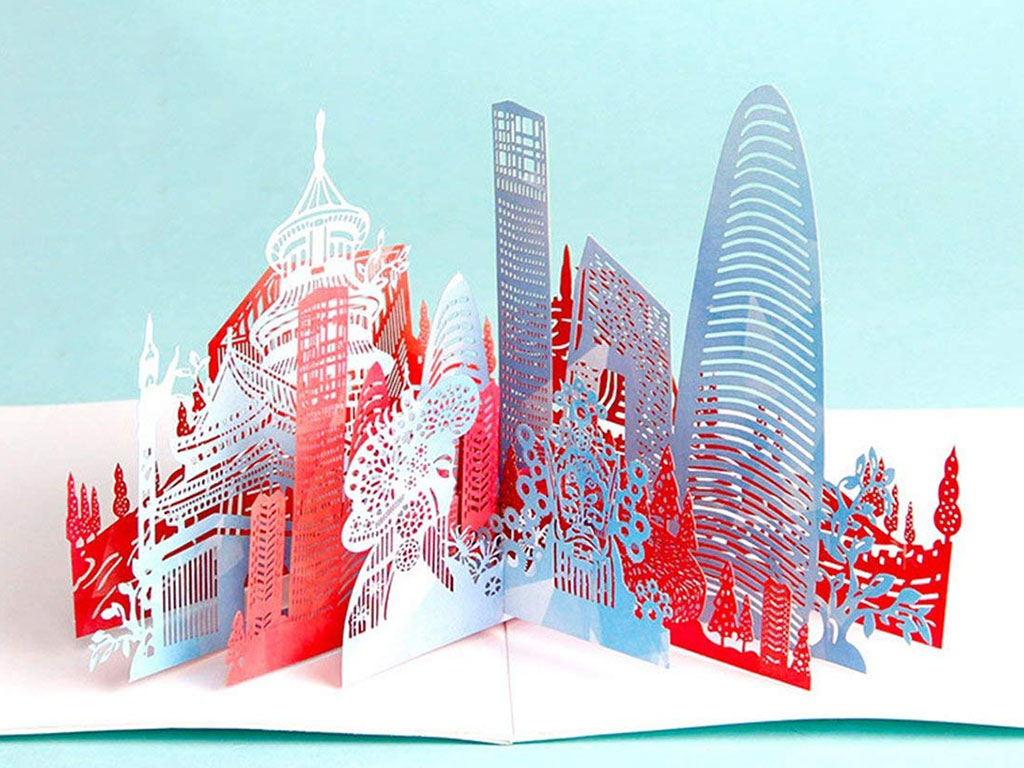 3D Dynamic CO2 Laser Marking Machine for Greeting Card