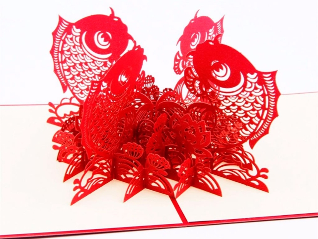 CO2 Laser Marking Machine for 3D Greeting Card Cutting Project