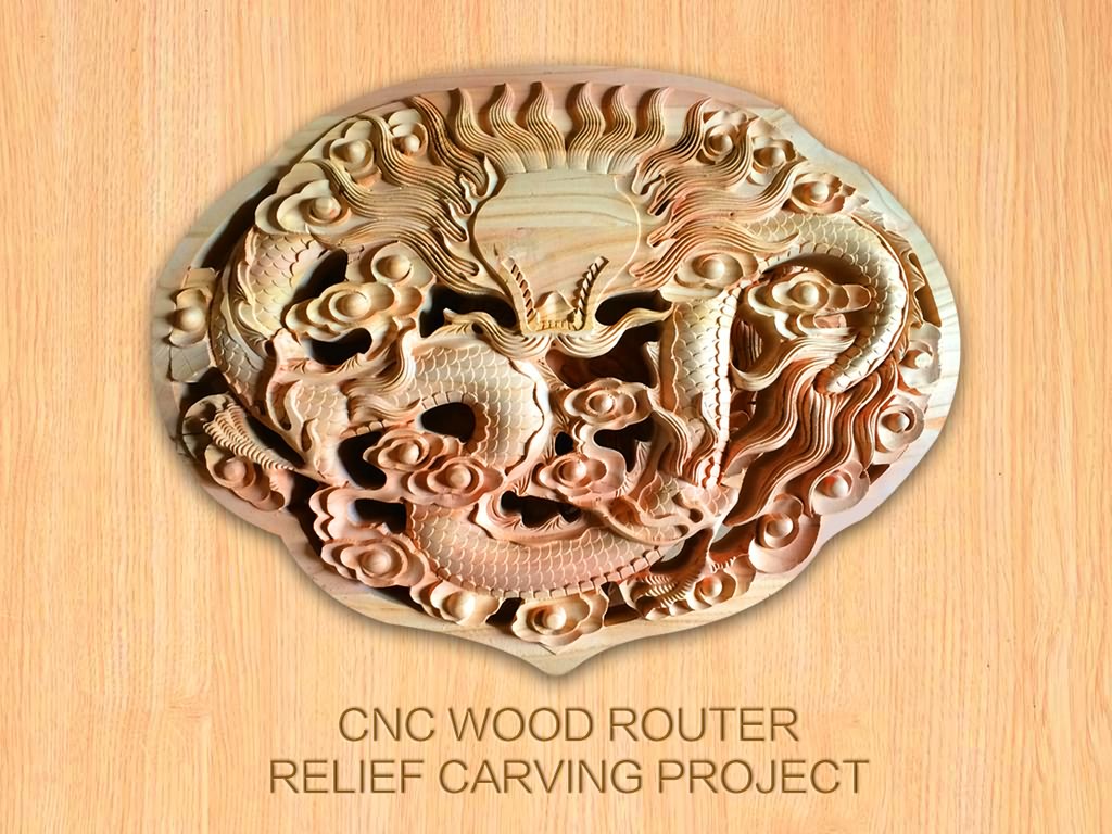 CNC Wood Router for Relief Carving Projects
