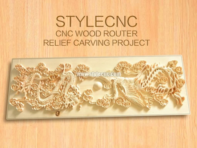 CNC wood router for relief carving project