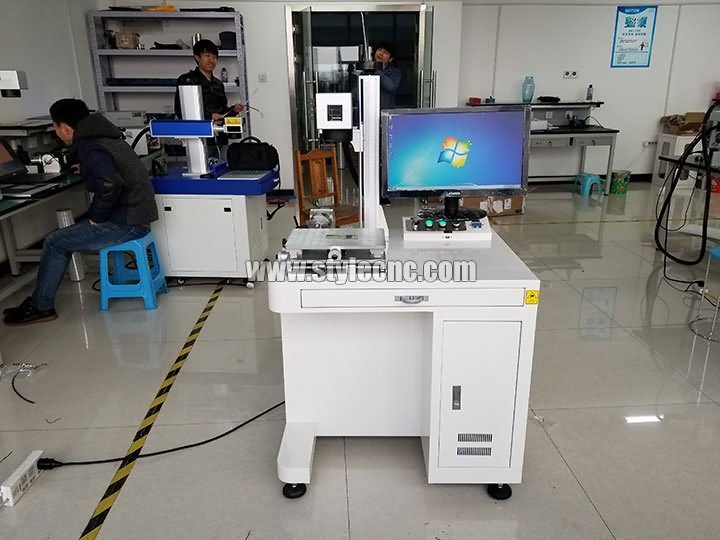 30W MOPA fiber laser marker system delivery to Serbia
