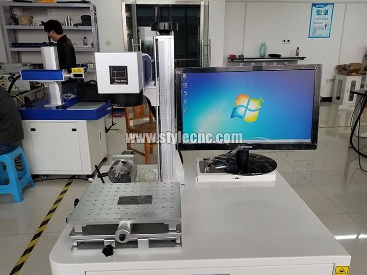 30W MOPA fiber laser marker system delivery to Serbia